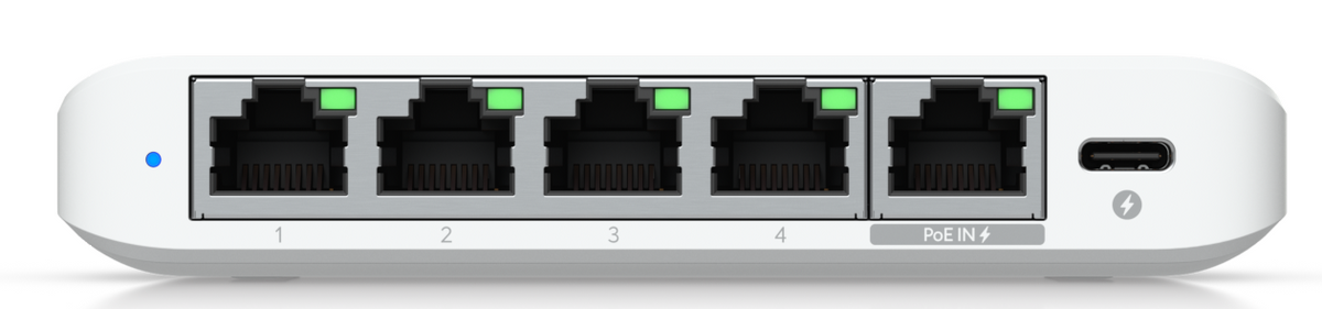 Ubiquiti UniFi Switch Flex Mini 2.5G 5-Ports with PoE In USW-FLEX-2.5G-5