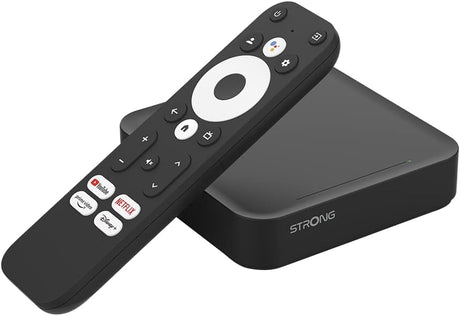 Strong Google TV Smart Box with Dual Band Wi-Fi GoogleCast 4K Android LEAP-S3UK