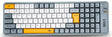 Alcatroz Tetriz Air 3 Wireless Keyboard 2.4G+BT Summer White