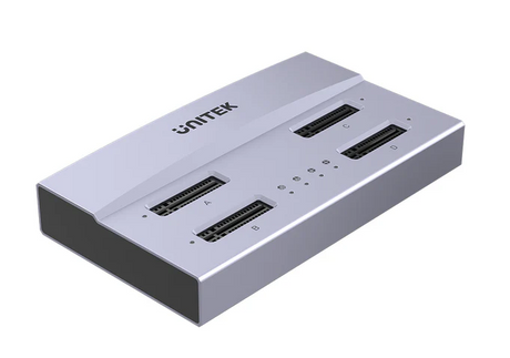 Unitek HDK USB4 4-Bay M.2 SSD Docking Station Offline Clone S1243B