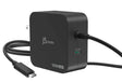 j5create Charger Wall Travel 102W GaN 2xUSB-C + USB-C Cable JUP25102V