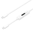 j5create Charging Cable USB-C to USB-C with OLED Dynamic Power Meter 100W JUCP14
