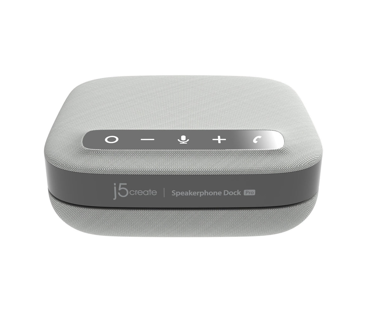 j5create Conference Speakerphone USB-C Dock Pro Dual 4K RJ45/USB/PD/MST JCDS337