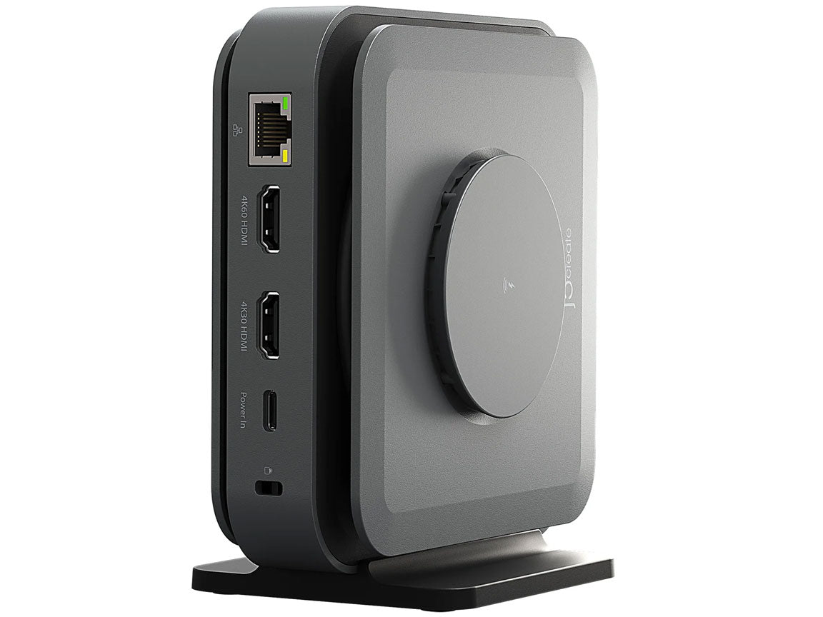 j5create Dock USB-C Dual Display 4K MST MacBookM3 HDMI/RJ45/SD/USB/PD + Wireless Charger + 140W PSU UK JCD3199P