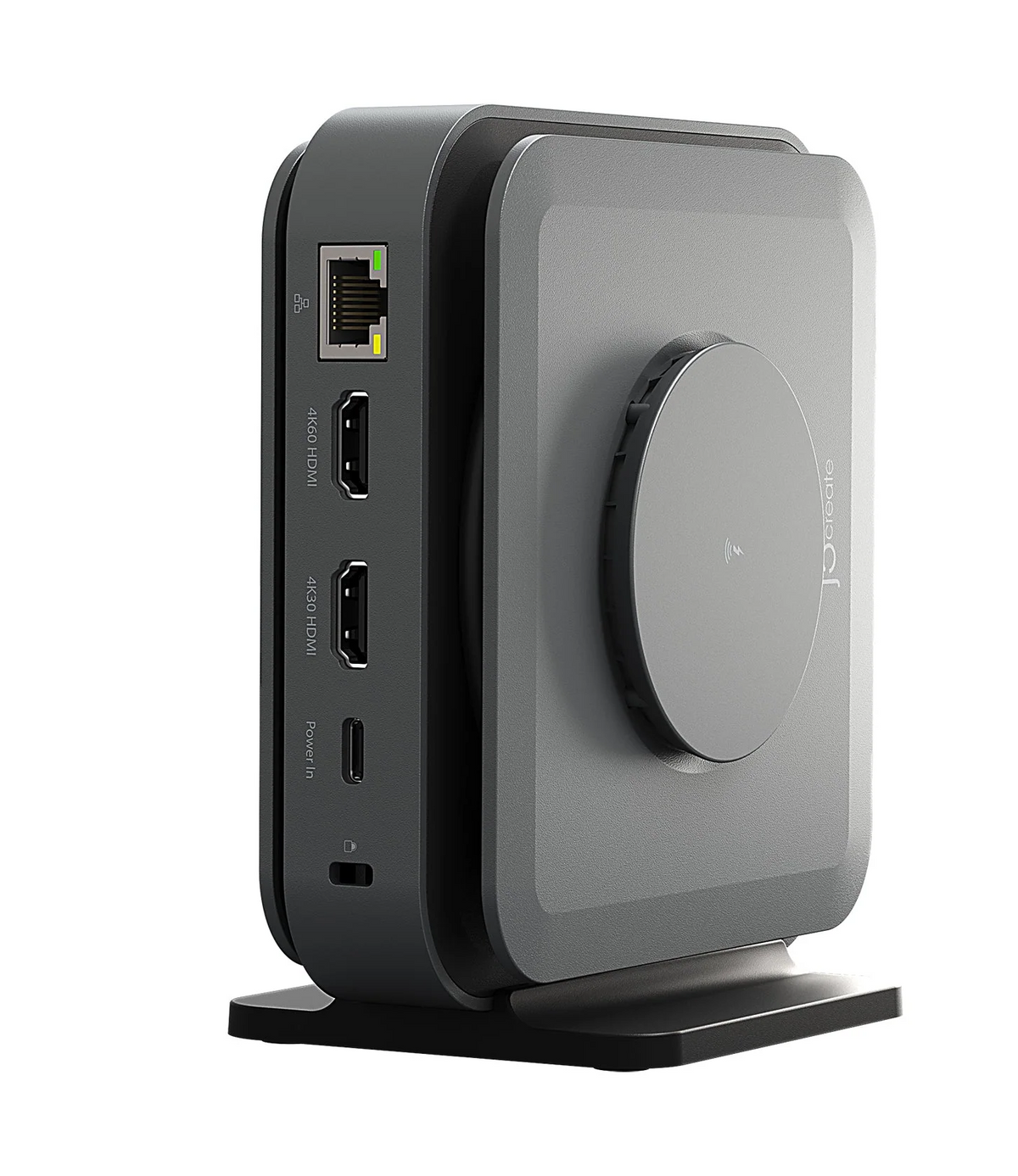 j5create Dock USB-C Dual Display 4K MST MacBookM3 HDMI/RJ45/SD/USB/PD + Wireless Charger JCD3199