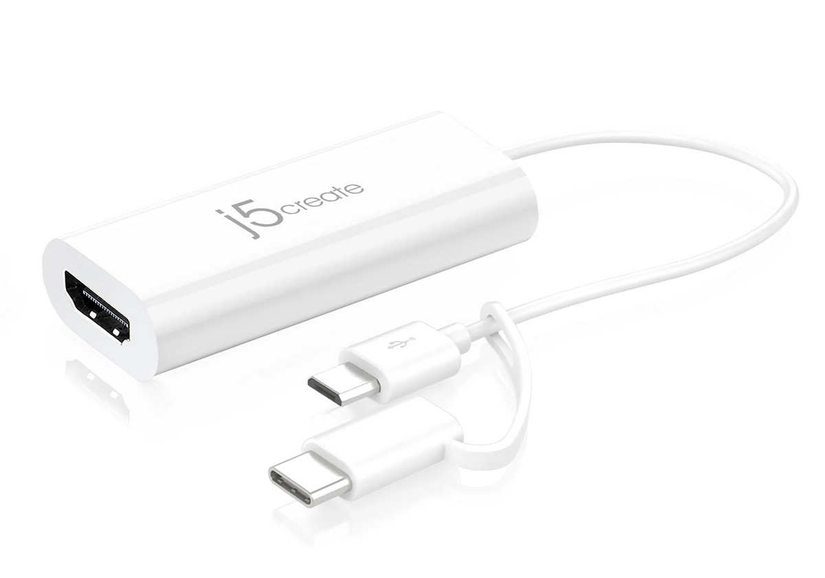 j5create USB to HDMI Display Adapter for Android Phone JUA165C-N