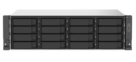 QNAP NAS 16-Bay Rackmount AMD Ryzen Quad-Core, 16GB RAM, Redundant PSU, Dual PCIe Slots & Dual 2.5GbE Ports TS-1673AU-RP-16G