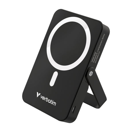 Verbatim Powerbank Wireless Magnetic 10000 with Stand Black 32264