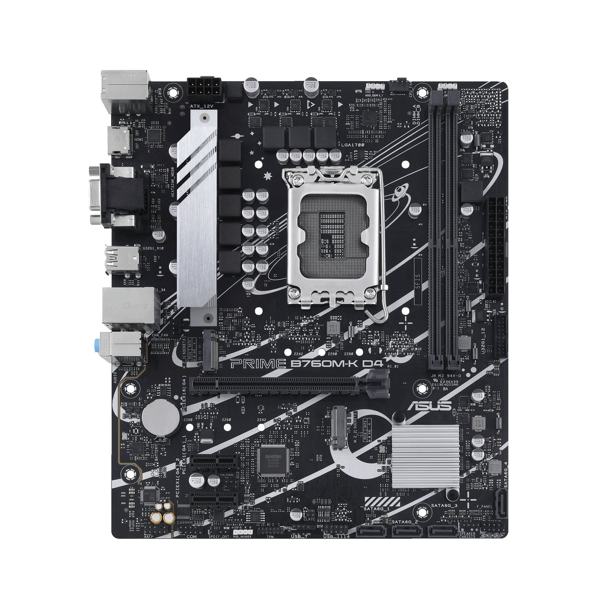 ASUS Motherboard mATX LGA1700 B760 Prime B760M-K D4