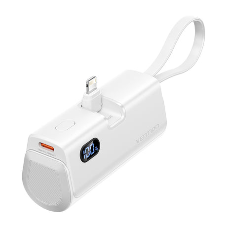 Vention Powerbank 4800mAh 22.5W Foldable Lightning White FHRW0