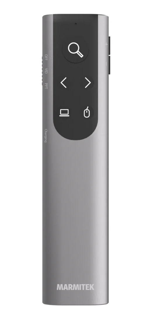 Marmitek Wireless Presentation Remote with Digital Pointer, Zoom & Air Mouse USB-C/A WPR 400