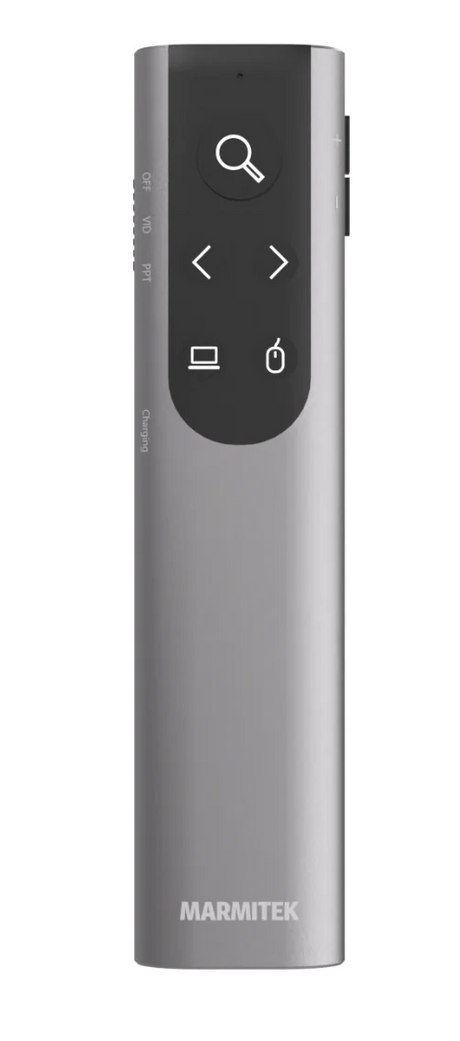 Marmitek Wireless Presentation Remote with Digital Pointer, Zoom & Air Mouse USB-C/A WPR 400