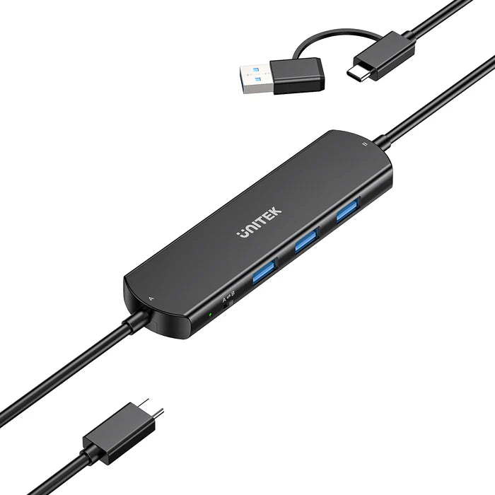 Unitek U1344A USB-C Hub 10Gbps Allows to Drag and Drop files between 2 Computers