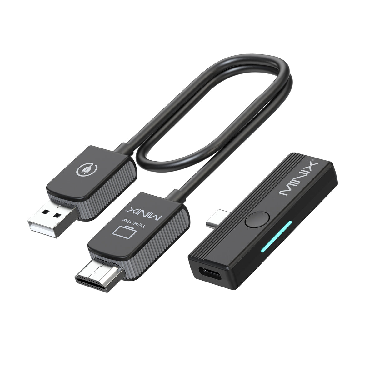 MINIX C1 Plus Wireless Display Adapter USB-C to HDMI 1080p with Phone Charging