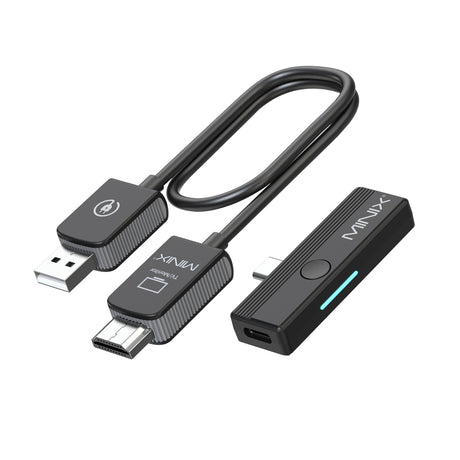 MINIX C1 Plus Wireless Display Adapter USB-C to HDMI 1080p with Phone Charging