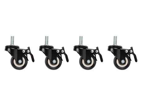 Lanberg Wall Rack Castors with Thread & Brakes for Lanberg Racks (Set of 4)