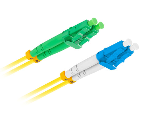 Lanberg Fiber Optic Patch Cord SM LC/APC-LC/UPC Duplex LSZH 1.0m
