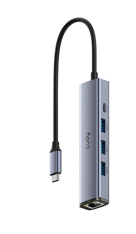 Cudy Hub USB-C 1xGigabit Lan/3xUSB-A/1xUSB-C UH605