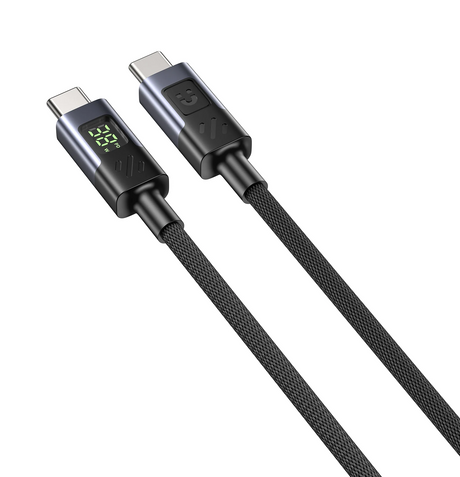 Unitek USB-C Cable PD60W Braided with Display 3.0m C14158A-3M
