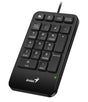 Genius Keyboard Numeric Pad Wired AI w/Palm Rest USB-A NumPad 125
