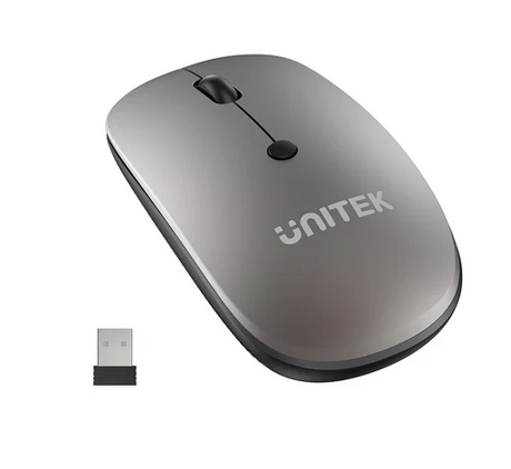 Unitek Mouse Wireless 2.4GHz SlimTrack T060 Space Grey