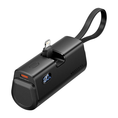 Vention Powerbank 4800mAh 22.5W Foldable Lightning Black FHRB0