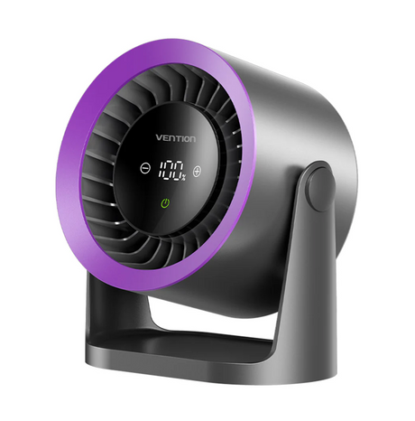 Vention PBIH0 Desktop Air Circulation Fan with Display & Wall Mount