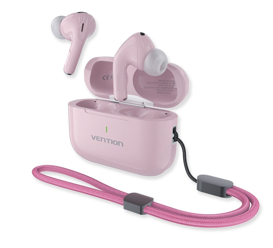 Vention Earphones BT TWS InEar ECHO LITE E11 Plus Pink NBVP0-Plus