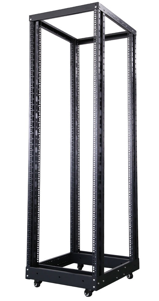 NETPRO 19" Open Rack Cabinet 32U with Adjustable Depth 600-1000mm NP-OR-32U60100 (not assembled)