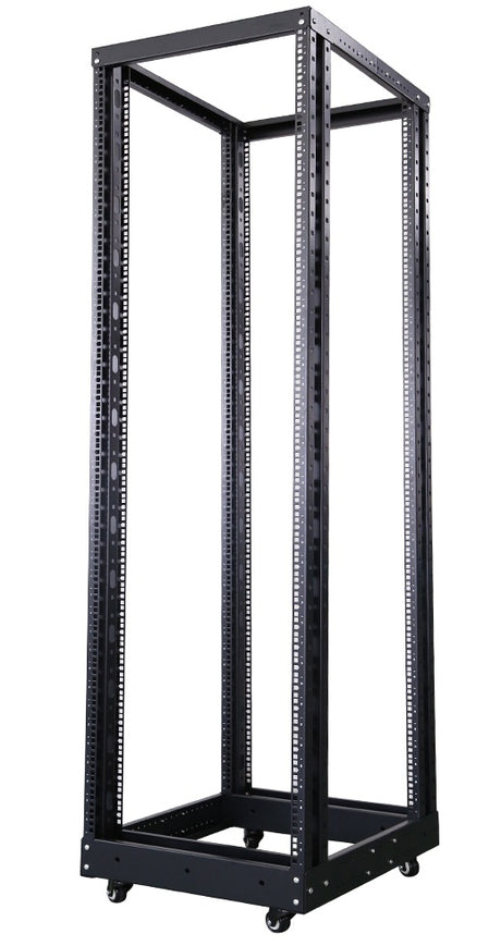 NETPRO 19" Open Rack Cabinet 42U with Adjustable Depth 600-1000mm NP-OR-42U60100 (not asembled)