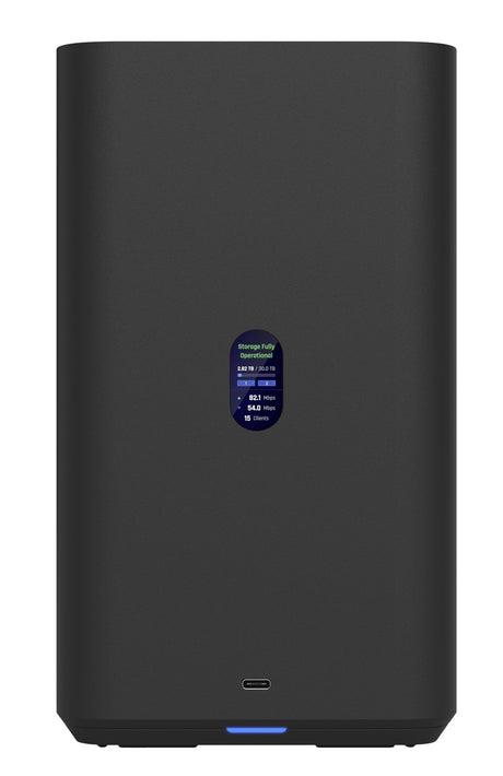 Ubiquiti UniFi NAS 2-Bay 3.5" 2.5GbE USB-C PoE Black UNAS-2