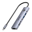 Unitek USB-C Hub 2xUSB-A/USB-C/HDMI/SD/PD100W with ON/OFF Screen Switch H1124A