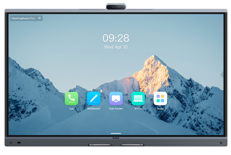 Yealink MeetingBoard Pro 75" 4K Interactive Display with AI Triple-Eye Camera 50MP & AI Enhanced Audio MB75Pro-A02