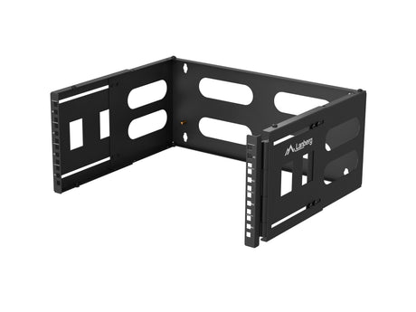 Lanberg Rack Wall Mount Folding Bracket 19" 4U 497X400/240 Black FB01-5404-10B