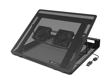 Natec TERN 2 PLUS Laptop Cooling Stand 12.1-17.3" with Adjsutable Fan Position & Speed