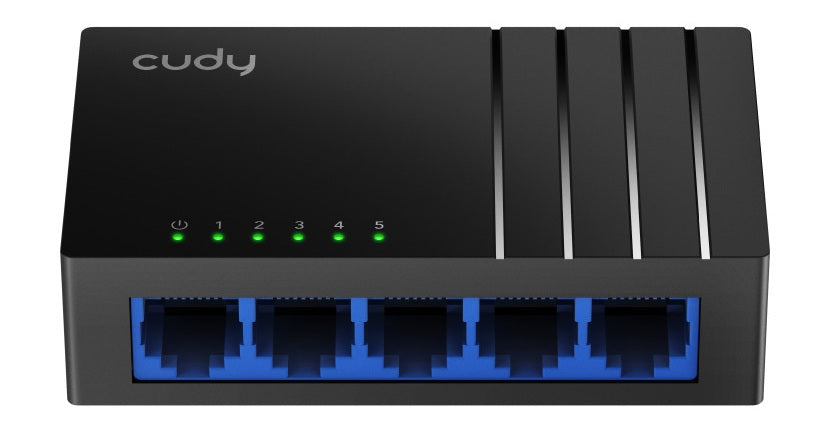 Cudy Switch Gigabit Ethernet 5-Ports Desktop GS105D with UK Plug v.4