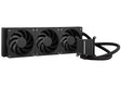 ASUS CPU Liquid Cooler ProArt Triple Alphacool Apex Stealth Triple Fans Illuminated System Status Meter LC 360 Black