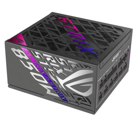 ASUS Power Supply ROG STRIX 80 PLUS Platinum Fully Modular ATX 3.1 PCIe 5.1 GaN MOSFETs Intelligent Voltage Stabilizer 850W Platinum Black