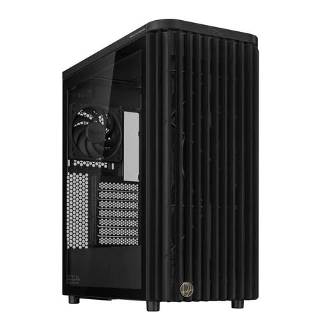 ASUS PC Case ProArt ATX Ash Wood Front Panel Tempered Glass Side Panel 3x Pre-Installed Fans Type-C PA401 Wood Edition Black TG