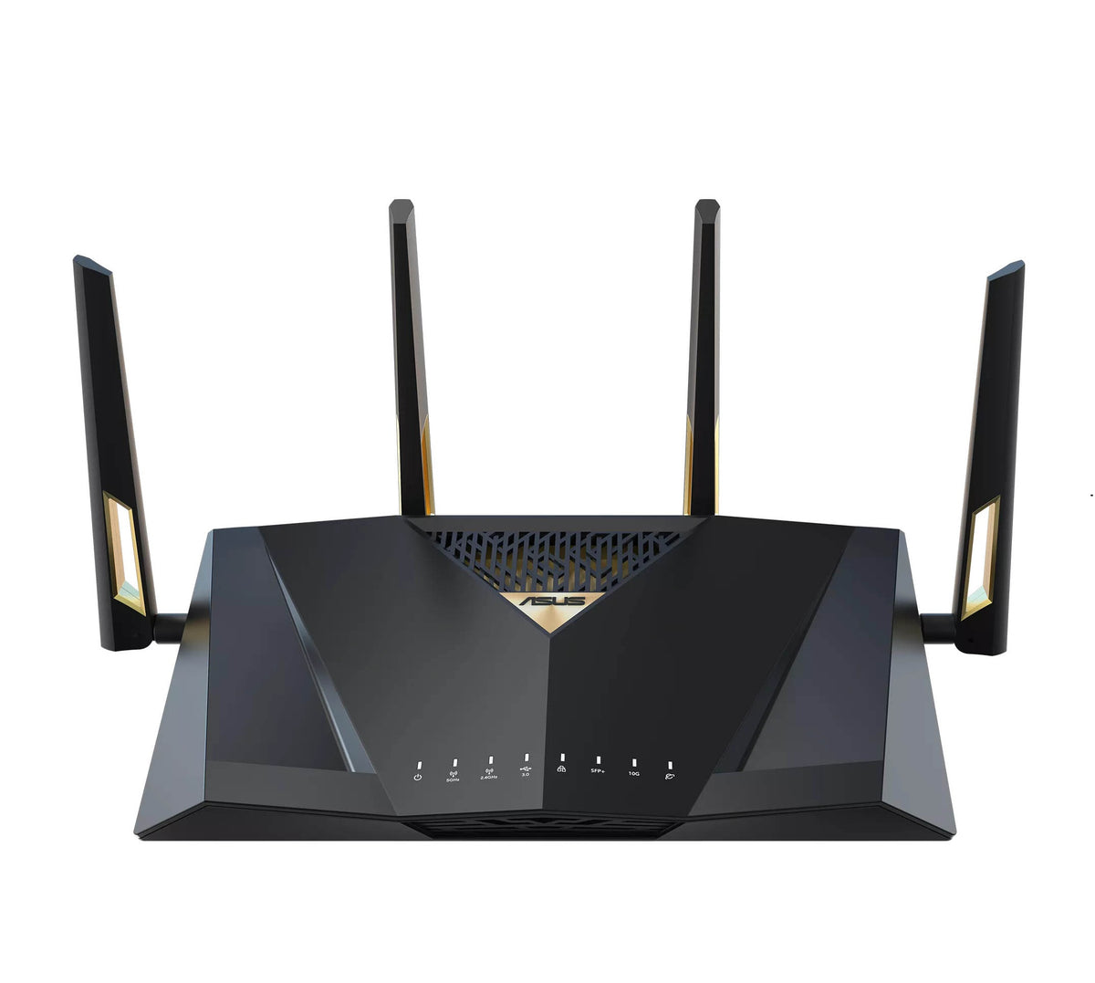 ASUS Router Wi-Fi 7 BE7200 Dual Band Quad 2.5GbE Dual 10G Ports SFP+ MLO VPN AiProtection Pro Guest-Network Pro RT-BE88U