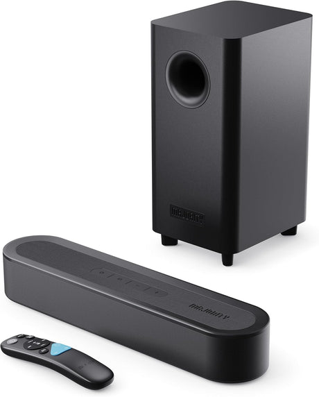 Majority BOWFELL AXIS DOLBY 2.1 140W Soundbar with Subwoofer, Dolby Audio, Bluetooth, HDMI ARC, Optical & USB