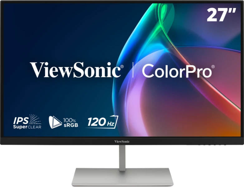 Viewsonic Monitor VP 27'' 2K QHD IPS 120Hz Full Ergonomic USB Hub HDMI USB-C PD VP2766-2K