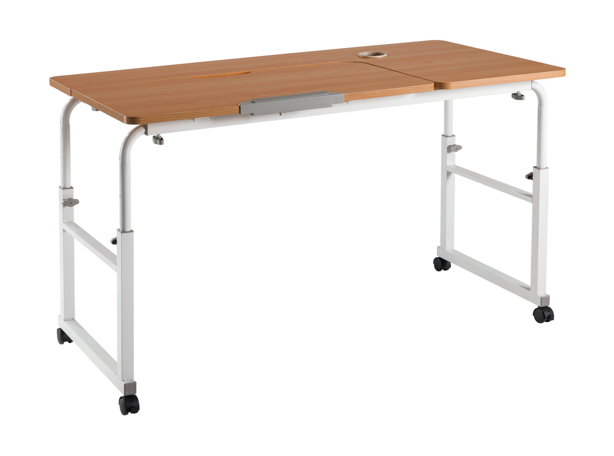 Lumivida Computer Tray Desk Mobile Height & Width Adjustable 60x1200cm FWS10-2