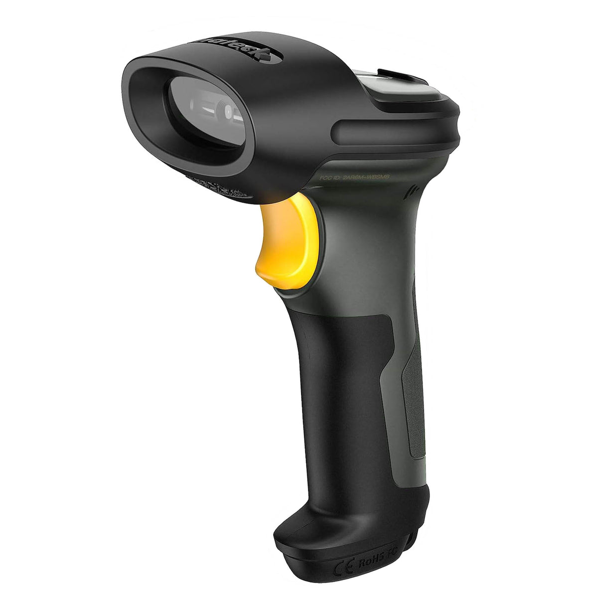 Inateck Barcode Scanner CCD 1D Wireless 2.4GHz/Bluetooth 2600mAh P7 Dark Grey