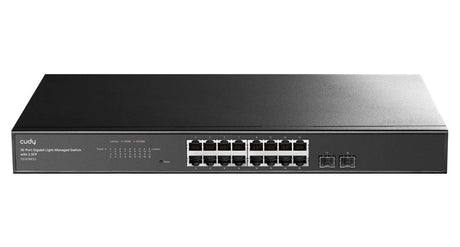 Cudy Switch Gigabit Ethernet Cloud Easy-Managed 16-Port + 2SFP GS1016ES2