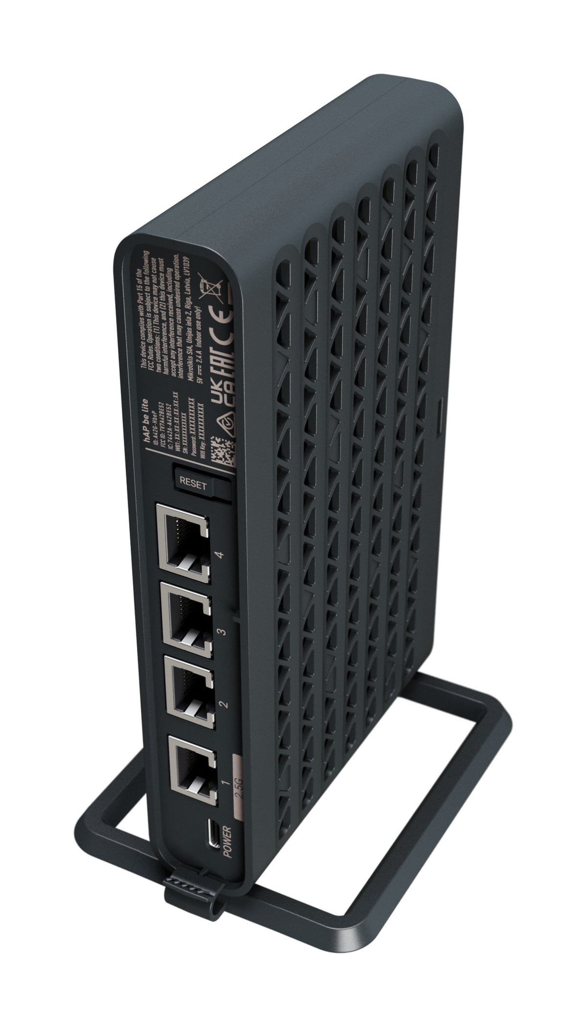 MikroTik Router Wi-Fi 7 hAP be lite BE3600 2.5G WAN, 3 x GbE A42G-HBEP