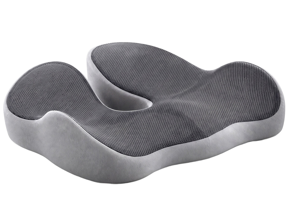 Lumivida Ergonomic Seat Cushion with Memory Foam, Hollow Area & Anti-Slip Bottom RLC06-19