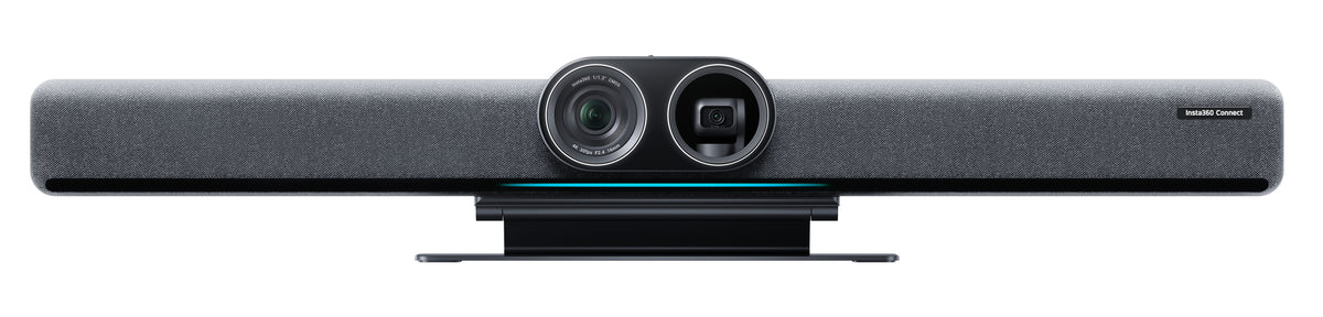 Insta360 Connect Dual 4K AI Video Bar with Smart Whiteboard & Multi-Person Tracking 14-Mic Array 25W Speaker CINSAABA