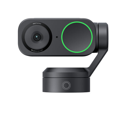 Insta360 Link 2 4K AI Webcam with 2-Axis Gimbal AI Tracking 1/2" Sensor AI Noise Reduction Graphite Black LINK201