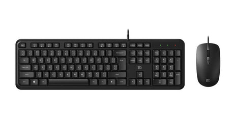 Cudy Keyboard & Mouse Combo Wired Silent Black MK100